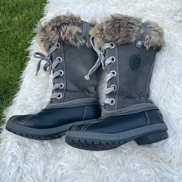 London Fog Melton Snow Boots - Picture 3 of 13